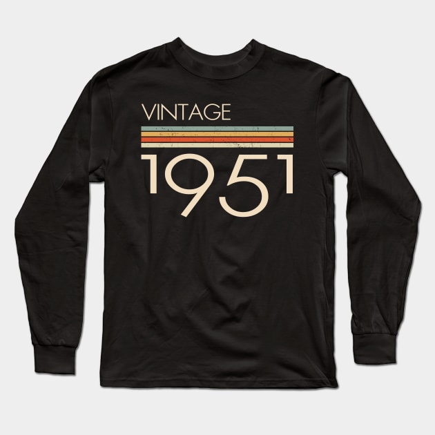 Vintage Classic 1951 Long Sleeve T-Shirt by adalynncpowell